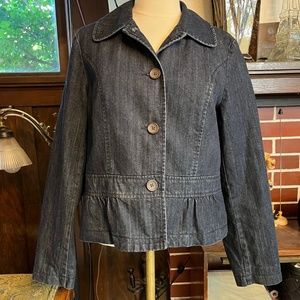Vintage Boden Tailored Blue Denim Jacket, UK Size 14, US Size 10